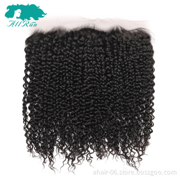 Cheap Top 10 Original Human Hair , 13x4 Natural Color Swiss Lace 100% Brazilian Virgin Human Hair Jerry Curl 8"-20" Lace Frontal